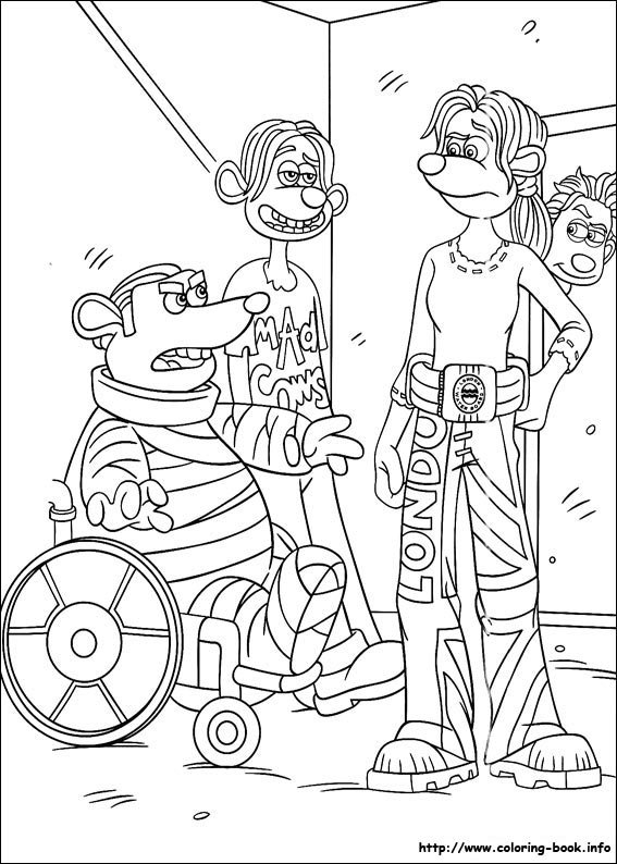 Flushed Away coloring picture